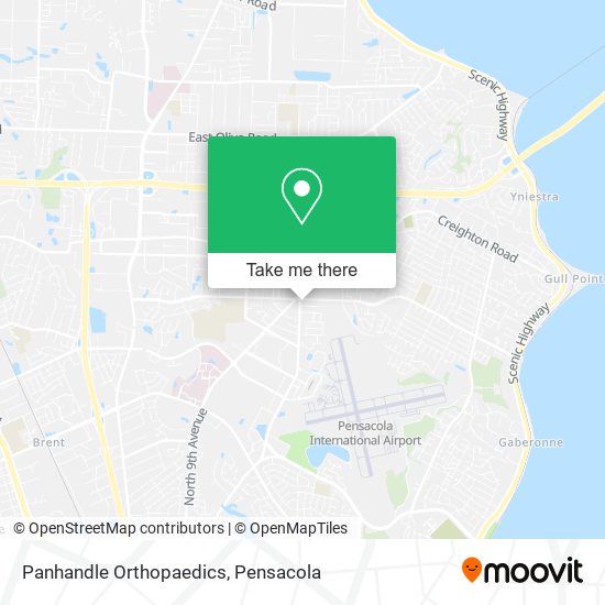 Panhandle Orthopaedics map