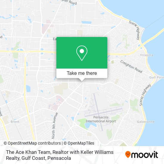 Mapa de The Ace Khan Team, Realtor with Keller Williams Realty, Gulf Coast