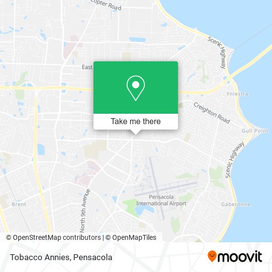 Tobacco Annies map