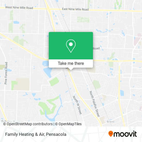 Family Heating & Air map