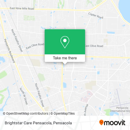Brightstar Care Pensacola map