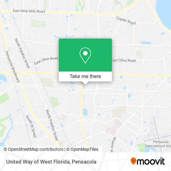 United Way of West Florida map