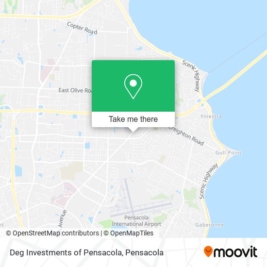 Deg Investments of Pensacola map