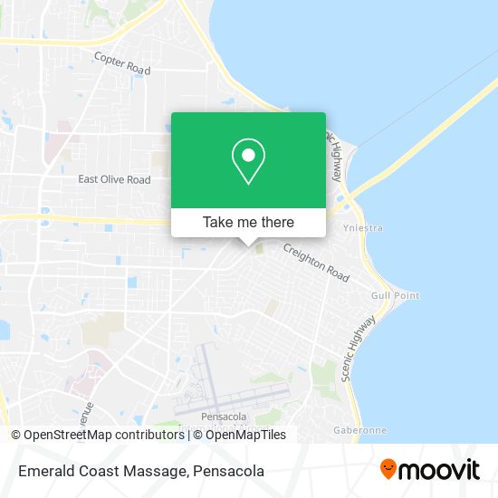 Emerald Coast Massage map