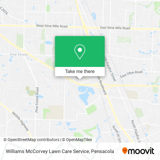 Mapa de Williams McCorvey Lawn Care Service