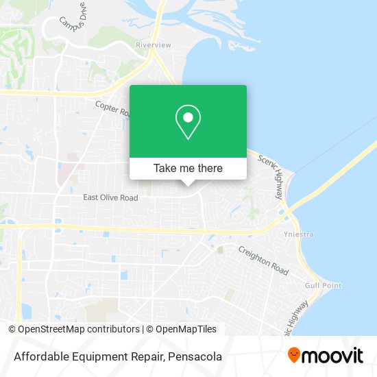 Affordable Equipment Repair map