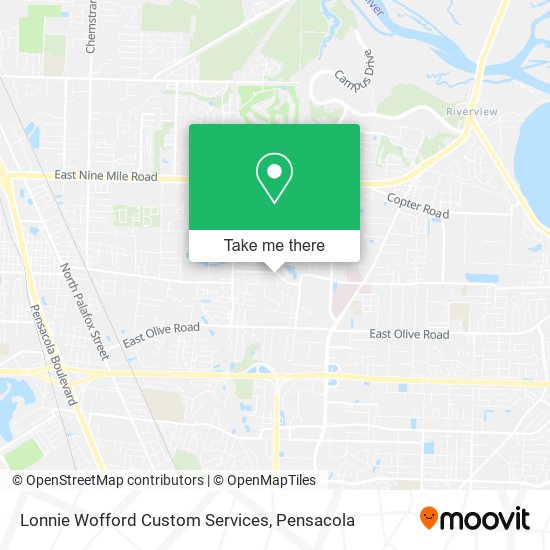 Mapa de Lonnie Wofford Custom Services
