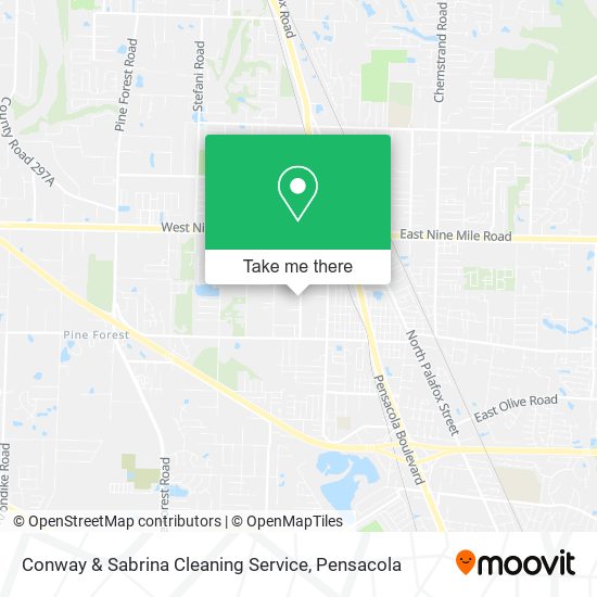 Conway & Sabrina Cleaning Service map