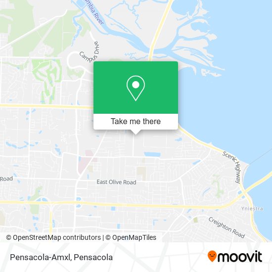 Mapa de Pensacola-Amxl