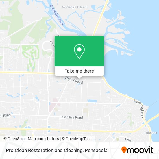 Pro Clean Restoration and Cleaning map