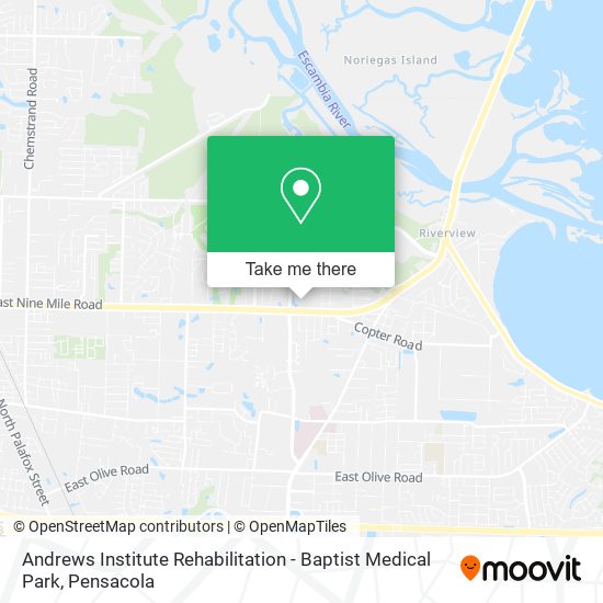 Mapa de Andrews Institute Rehabilitation - Baptist Medical Park