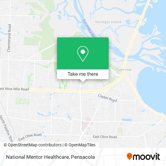 Mapa de National Mentor Healthcare