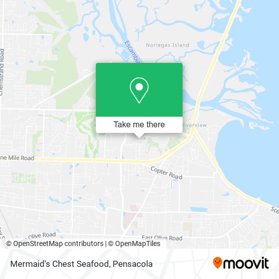 Mermaid's Chest Seafood map