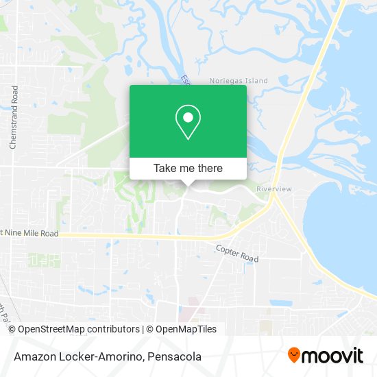 Amazon Locker-Amorino map