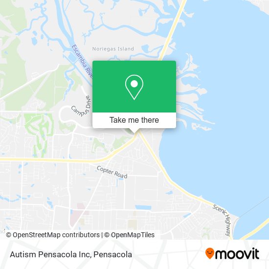 Autism Pensacola Inc map