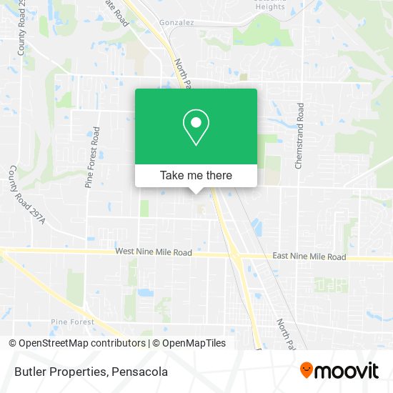 Butler Properties map