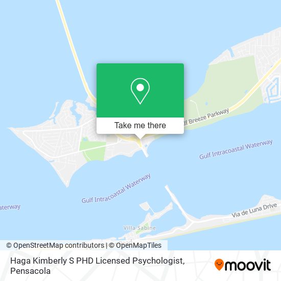 Haga Kimberly S PHD Licensed Psychologist map