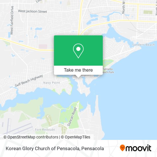 Mapa de Korean Glory Church of Pensacola