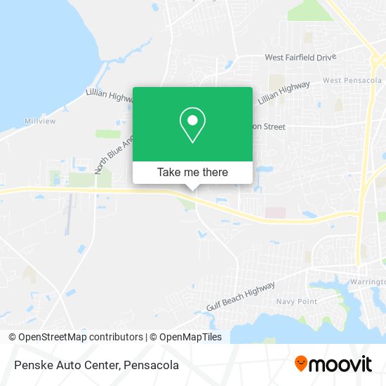 Penske Auto Center map