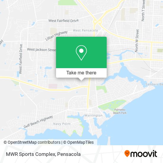 Mapa de MWR Sports Complex