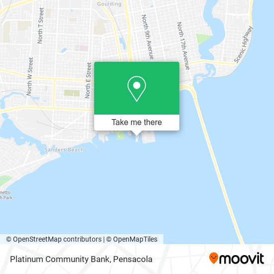 Platinum Community Bank map