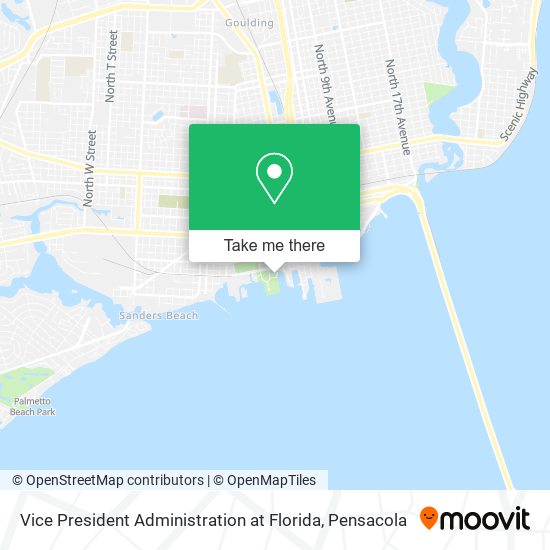 Mapa de Vice President Administration at Florida