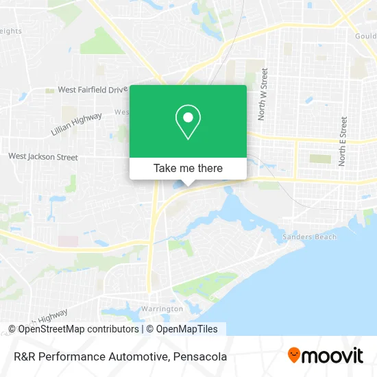 R&R Performance Automotive map