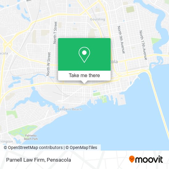 Parnell Law Firm map