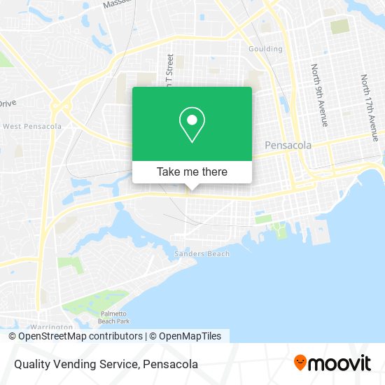 Quality Vending Service map