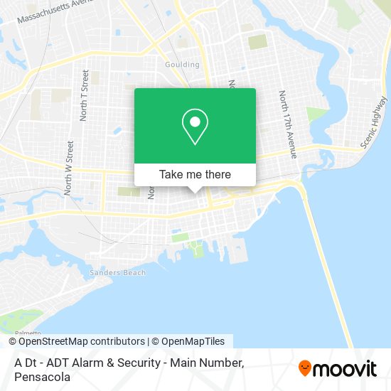 A Dt - ADT Alarm & Security - Main Number map