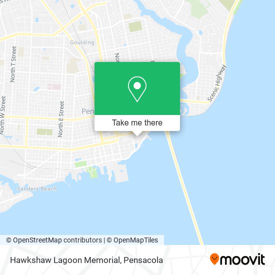 Hawkshaw Lagoon Memorial map