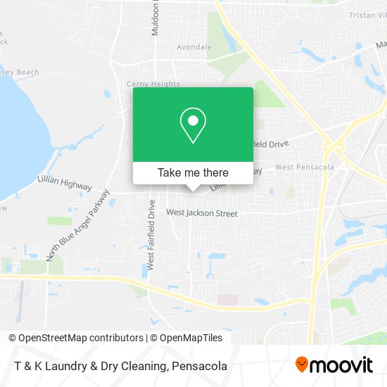 Mapa de T & K Laundry & Dry Cleaning