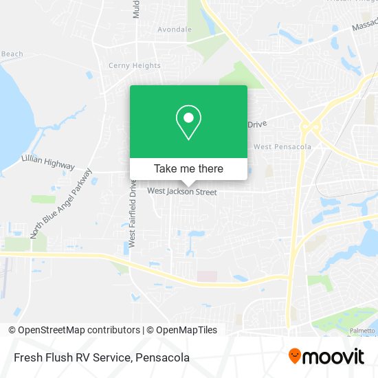 Mapa de Fresh Flush RV Service