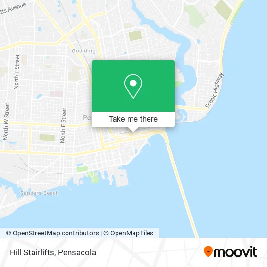 Hill Stairlifts map