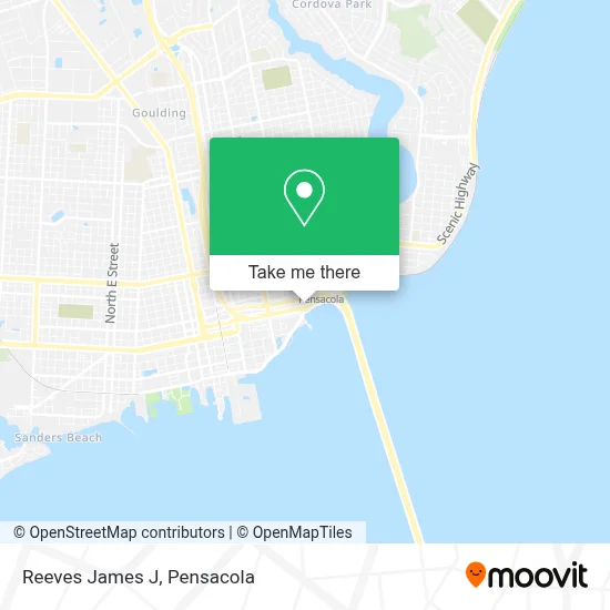 Reeves James J map