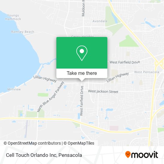 Mapa de Cell Touch Orlando Inc