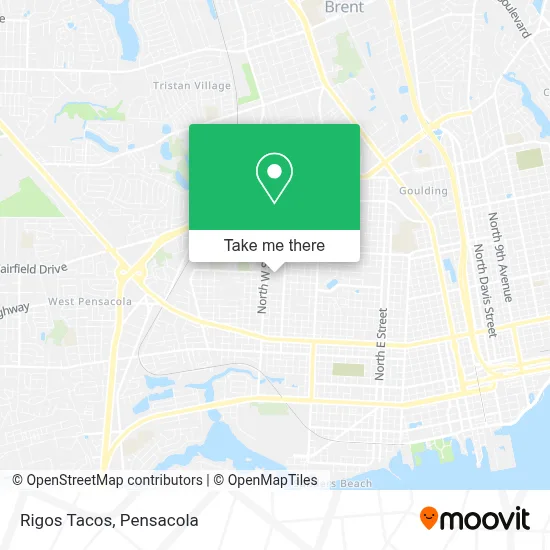 Rigos Tacos map