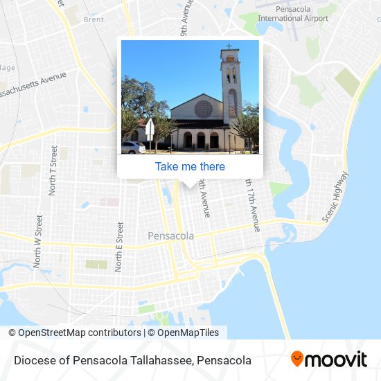 Diocese of Pensacola Tallahassee map