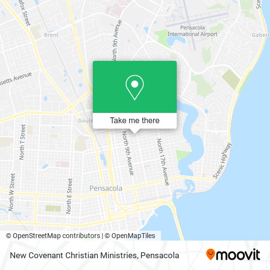 New Covenant Christian Ministries map