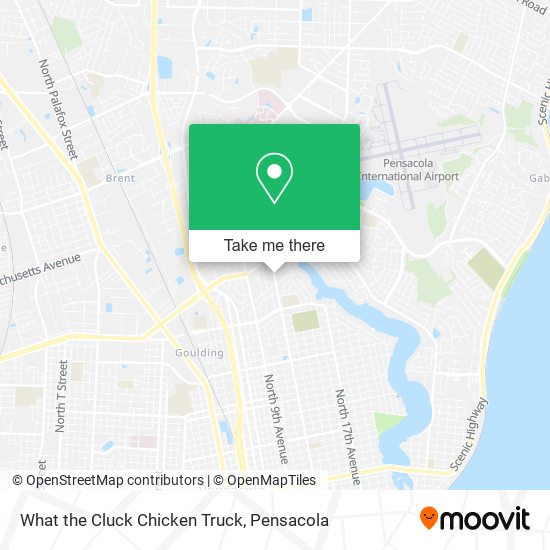 What the Cluck Chicken Truck map