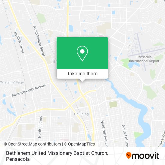 Mapa de Bethlehem United Missionary Baptist Church