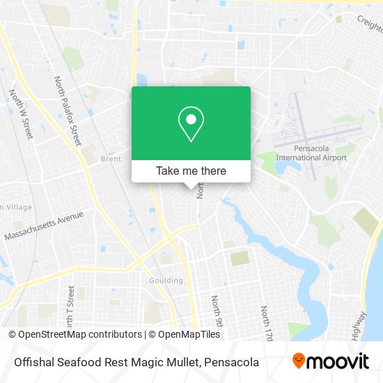Offishal Seafood Rest Magic Mullet map