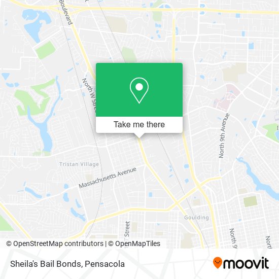 Mapa de Sheila's Bail Bonds