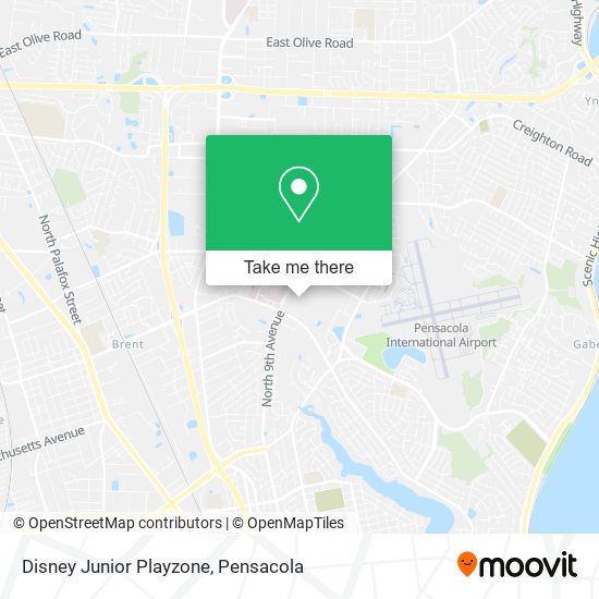 Mapa de Disney Junior Playzone