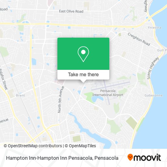 Hampton Inn-Hampton Inn Pensacola map