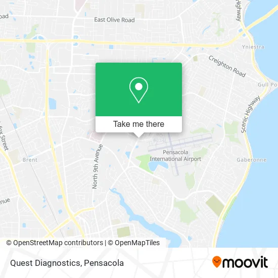 Quest Diagnostics map