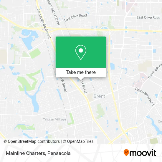 Mainline Charters map