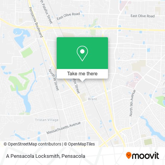 Mapa de A Pensacola Locksmith