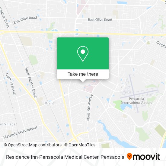 Residence Inn-Pensacola Medical Center map
