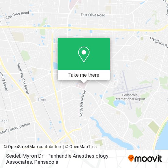 Seidel, Myron Dr - Panhandle Anesthesiology Associates map
